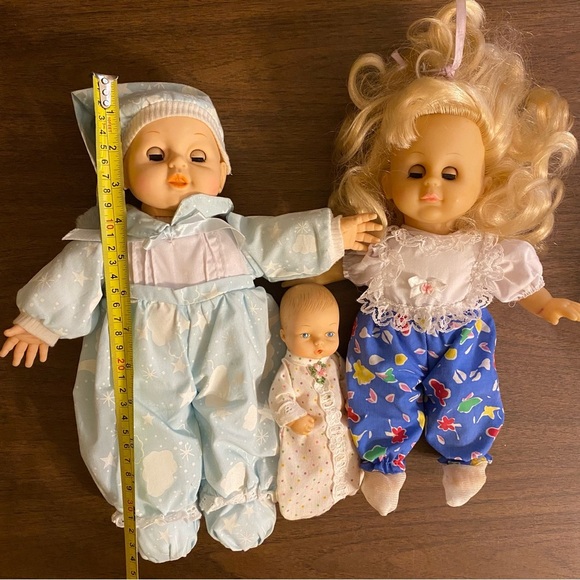 Lot Of 3 Vintage Baby Dolls 80’s and 90’s - TL Toys, Rainbow Classics, Horsman - Picture 10 of 11